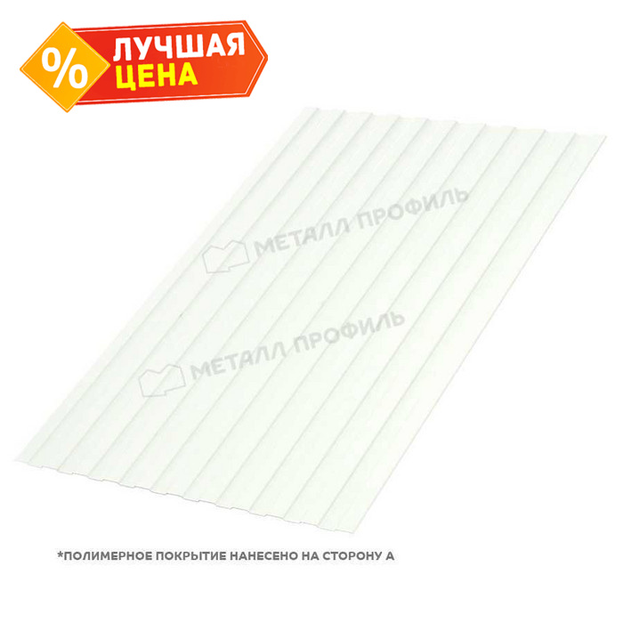 Профлист Металл Профиль С-8 0,45 Полиэстер RAL 9003/9003 Белый | B